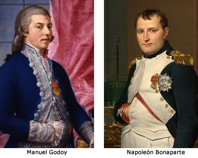 Manuel Godoy y Napoleón Bonaparte